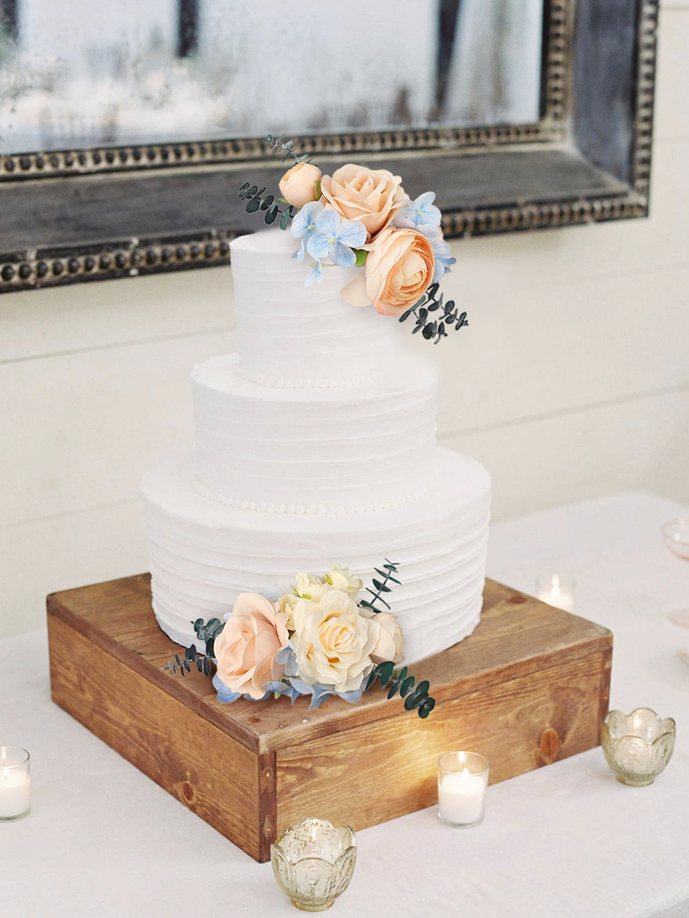 – decor Rinlong topper Flower Flower wedding Cake cake Decorations