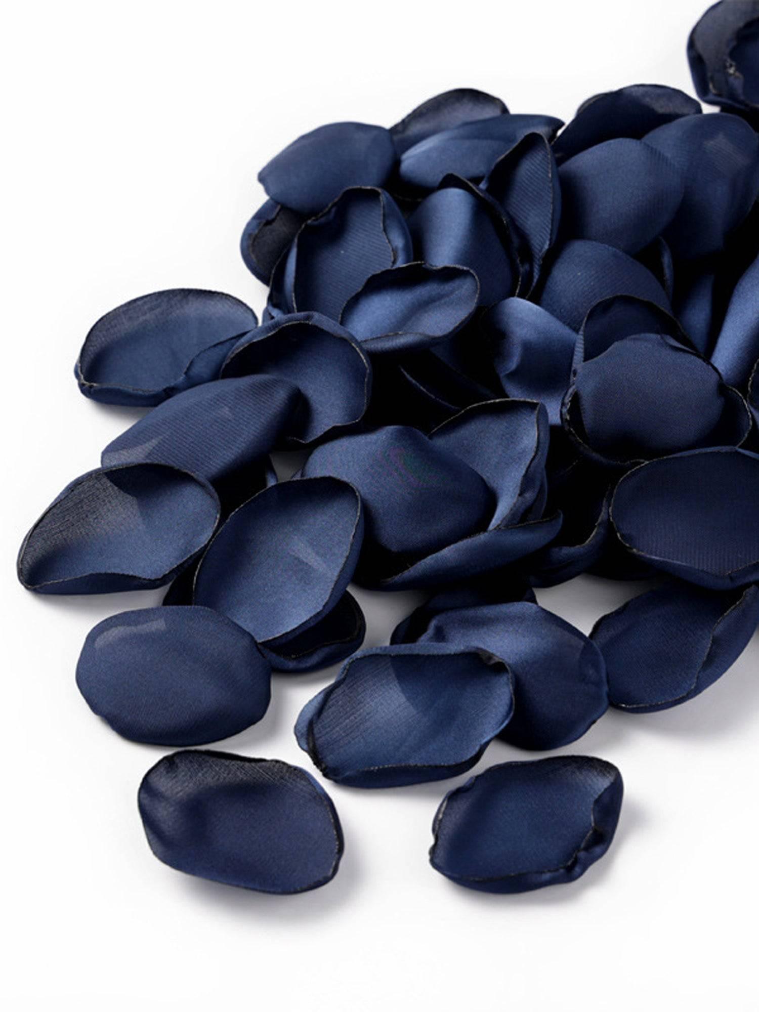 200pcs Navy Blue Silk Rose Petals - Rinlong Flower